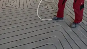Fußbodenheizung verlegen